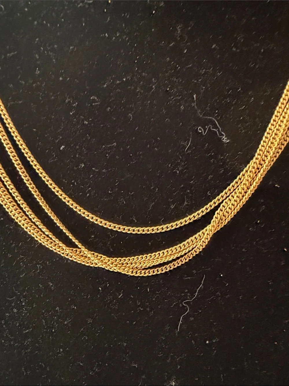 Monet Layered Gold-Tone Multi Strand Necklace